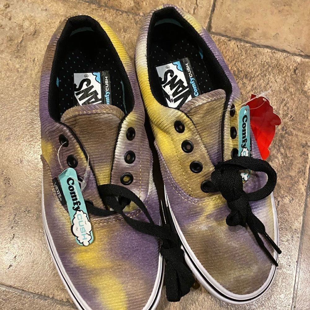 Vans off The Wall Tie Dye Sneakers Comfy Crush NWT